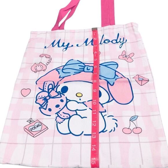 Sanrio My Melody Canvas Shoulder Tote Bag - Picture 8 of 9